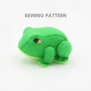 Frog Plush Pattern Template