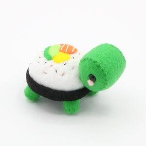 Felt Sushi Turtle Plush