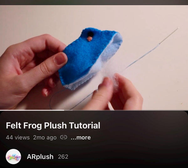 Frog Plush Pattern Template