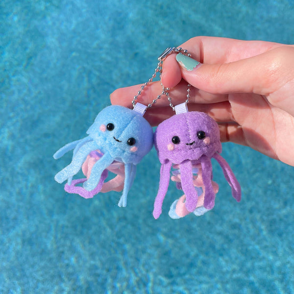 Jellyfish Plush Keychain Pattern Template