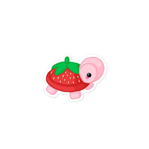 Strawberry Turtle Sticker