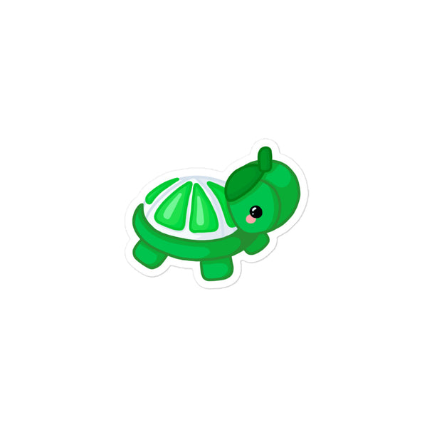 Lime Turtle Sticker