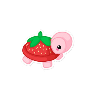 Strawberry Turtle Sticker