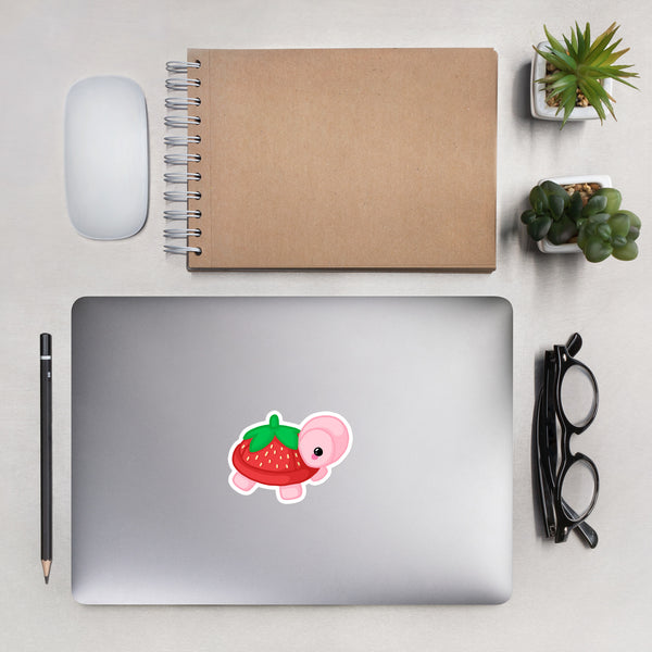 Strawberry Turtle Sticker