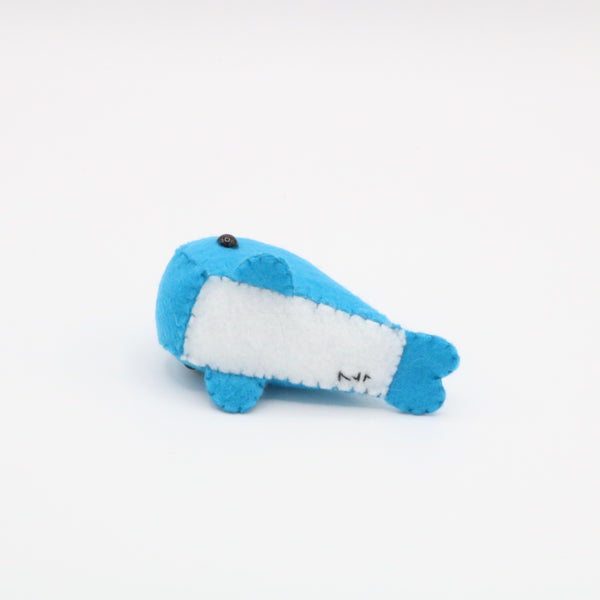 Felt Whale Plush Bottom